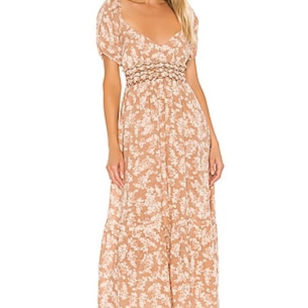 Free People || Ellie Printed Maxi Dress